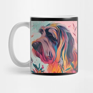 Briard in 70's Mug